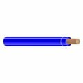 Unified Wire & Cable 10 AWG UL THHN Building Wire, Bare copper, 19 Strand, PVC, 600V, Blue, Sold by the FT 000000000047214225